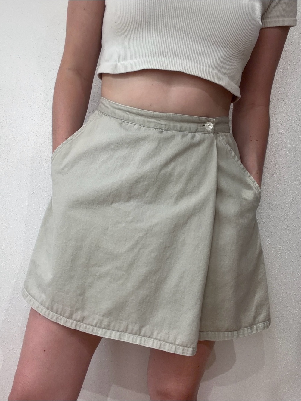 Vintage Khaki Skort